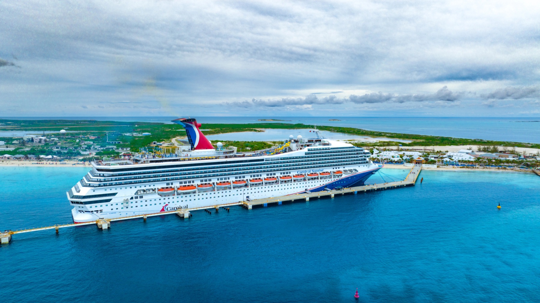Carnival Sunrise at sea