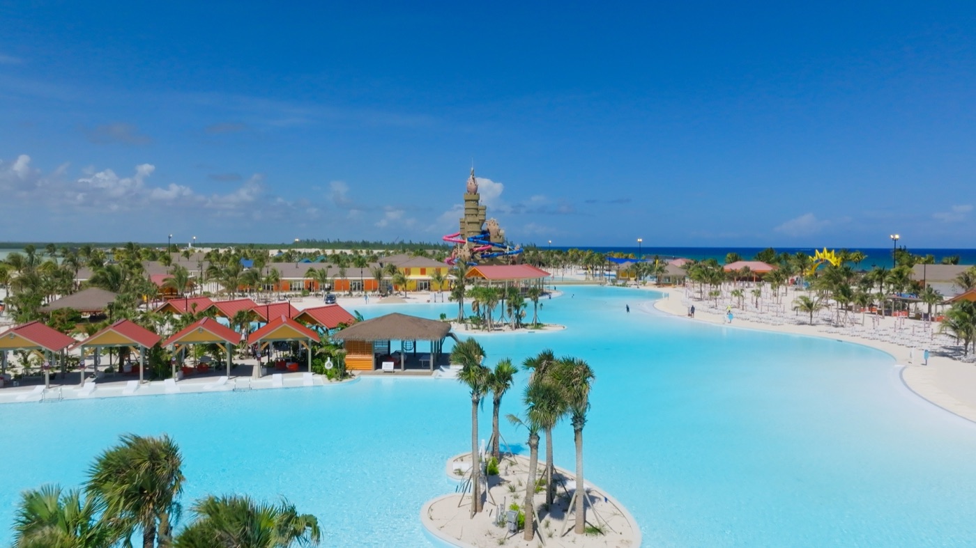 The lagoon and Suncastle at Celebration Key